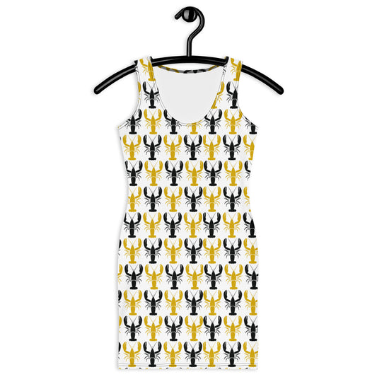 Who Dat Crawfish For? Fitted Tank Dress