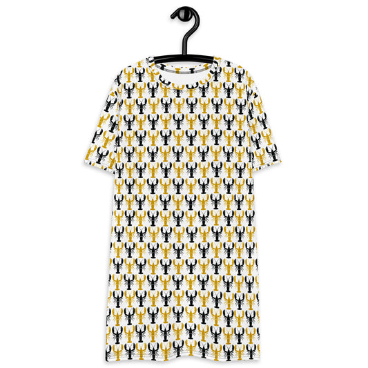 Who Dat Crawfish For? Tshirt Dress